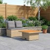 2 Pièce Canapé du milieu de jardin avec table relevable 640107640107