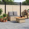 2 Pièce Canapé du milieu de jardin avec table relevable 640107640107