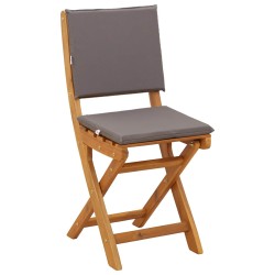Chaises de bistrot d'extérieur 2 pcs Gris foncé 640109640109