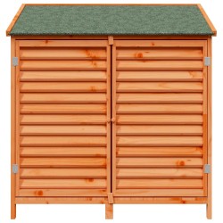 Abri de jardin Marron 106 x 56 x 113,5 cm Bois de Sapin Massif 640127640127