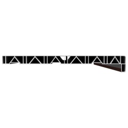 Appui de fenêtre Bois marron 120 x 30 x 4,5 cm PVC 640131640131