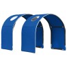 Tunnel de lit 2 pcs Bleu 211 x 52,5 x 2 cm Polyester 640135640135