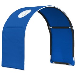Tunnel de lit 2 pcs Bleu 211 x 52,5 x 2 cm Polyester 640135640135