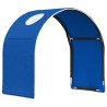 Tunnel de lit 2 pcs Bleu 211 x 52,5 x 2 cm Polyester 640135640135