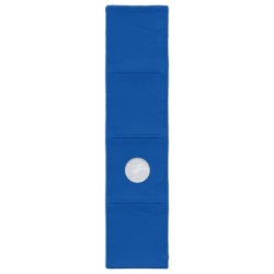 Tunnel de lit 2 pcs Bleu 211 x 52,5 x 2 cm Polyester 640135640135