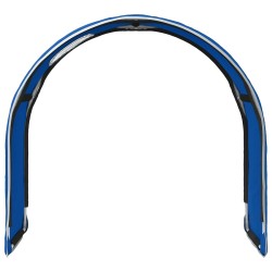 Tunnel de lit 2 pcs Bleu 211 x 52,5 x 2 cm Polyester 640135640135