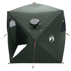 Tente de Chasse avec toit Vert armée 143 x 143 x 165 cm 640156640156