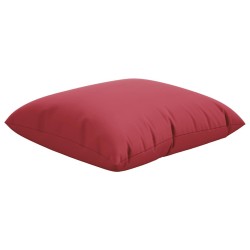 Coussins de canapé 4 pcs rouge vin 60x60 cm tissu 640168640168