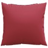Coussins de canapé 4 pcs rouge vin 60x60 cm tissu 640168640168