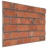 Panneaux muraux 10 pcs Terre cuite 100 x 50 cm Mousse EPS 640184640184