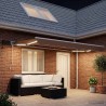 Cadre de store manuel avec LEDs Sable 5 x 3 m 640190640190