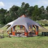 Tente familiale Gris et orange 5 personnes 640191640191