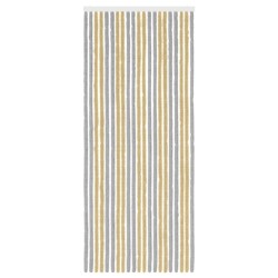Rideau anti-insectes en chenille Gris et Beige 90 x 220 cm 640201640201