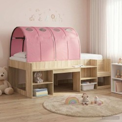 Tunnel de lit 2 pcs Rose 211 x 67,5 x 2 cm Polyester 640210640210