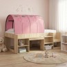 Tunnel de lit 2 pcs Rose 211 x 67,5 x 2 cm Polyester 640210640210