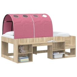Tunnel de lit 2 pcs Rose 211 x 67,5 x 2 cm Polyester 640210640210