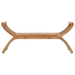 Banc de jardin 2 -Seater 126 cm Bois de teck massif Naturel 640216640216
