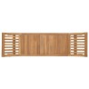 Banc de jardin 2 -Seater 126 cm Bois de teck massif Naturel 640216640216