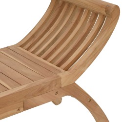 Banc de jardin 2 -Seater 126 cm Bois de teck massif Naturel 640216640216