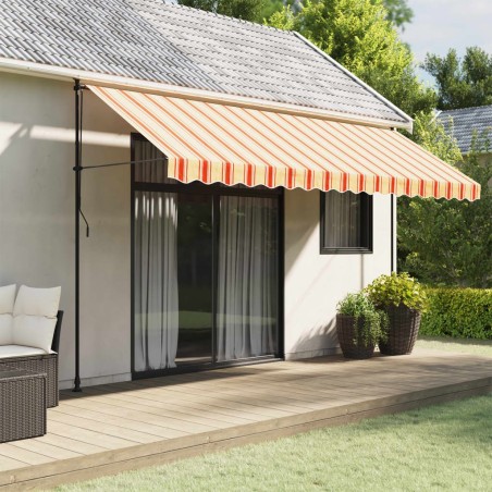 Tissu de remplacement de cantonnière d’auvent jaune orange 4,5m 640219640219