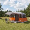 Tente tunnel avec toit Gris et orange 366 x 244 x 198 cm 640220640220