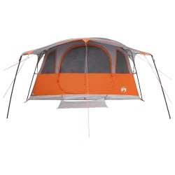 Tente tunnel avec toit Gris et orange 366 x 244 x 198 cm 640220640220