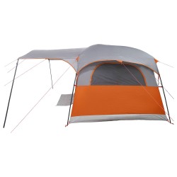 Tente tunnel avec toit Gris et orange 366 x 244 x 198 cm 640220640220