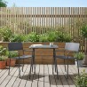 Chaises de jardin 2 pcs Anthracite 51 x 55 x 81 cm Acier 640224640224