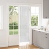 Rideau anti-insectes en chenille Gris clair et blanc 640225640225