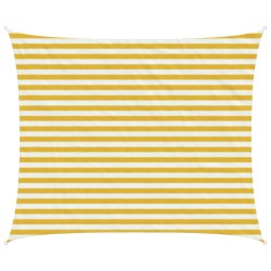 Voile d'ombre Jaune et blanc 2,5 x 3,5 m HDPE 640226640226