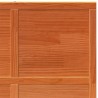 Porte de grange Brun cire 90 x 208 cm Bois de pin massif 640229640229
