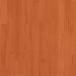 Porte de grange Brun cire 90 x 208 cm Bois de pin massif 640229640229