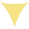 Voile d'ombre Jaune et blanc 3 x 3 x 3 m 100 % polyester Oxford 640230640230