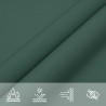 Voile d'ombre Vert foncé 2 x 6 m 100 % polyester Oxford 640234640234