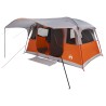 Tente tunnel avec toit Gris et orange 427 x 305 x 205 cm 640235640235