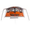 Tente tunnel avec toit Gris et orange 427 x 305 x 205 cm 640235640235