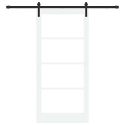 Porte coulissante ORKDAL Blanc et Noir 93 x 202 cm 640249640249