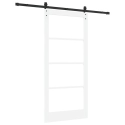 Porte coulissante ORKDAL Blanc et Noir 93 x 202 cm 640249640249