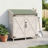 Abri de jardin Blanc 106 x 56 x 113,5 cm Bois de Sapin Massif 640250640250