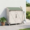 Abri de jardin Blanc 106 x 56 x 113,5 cm Bois de Sapin Massif 640250640250