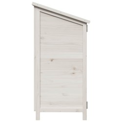 Abri de jardin Blanc 106 x 56 x 113,5 cm Bois de Sapin Massif 640250640250