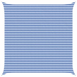 Voile d'ombre Bleu et Blanc 5 x 5 m HDPE 640253640253