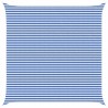 Voile d'ombre Bleu et Blanc 5 x 5 m HDPE 640253640253