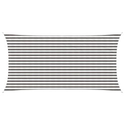 Voile d'ombre Gris clair et blanc 2,5 x 4,5 m HDPE 640257640257