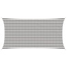 Voile d'ombre Gris clair et blanc 2,5 x 4,5 m HDPE 640257640257