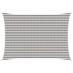 Voile d'ombre Gris clair et blanc 3,5 x 5 m HDPE 640259640259