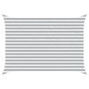 Voile d'ombre Gris clair et blanc 3,5 x 2,5 m 640262640262