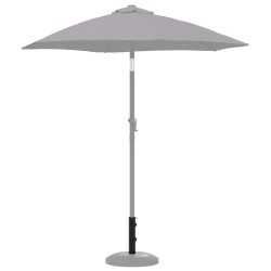 Tube de Base de Parasol 0.6 kg Noir Fer for 40-50 mm Pole 640266640266