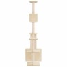 Arbre à chat avec poteaux à griffer en sisal Crème 177,5 cm 640285640285
