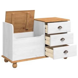 Banc de rangement avec tiroir ASKIM Blanc 100 x 39 x 62 cm 640299640299